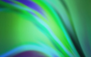 Açık mavi, yeşil vektör parlak deseni bulanıklaştırdı.