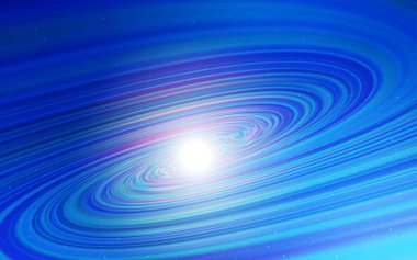 Kozmik Yıldızlar ile açık mavi vektör düzeni.