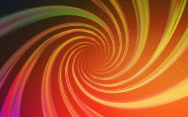 Gece gökyüzü desenle ışık turuncu vektör yıldız.