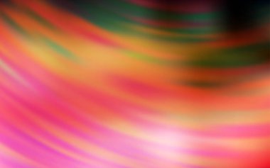 Açık Kırmızı, Wry çizgileri olan sarı vektör arkaplanı.