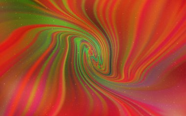 Işık kırmızı, sarı vektör arka plan gökada yıldız ile.