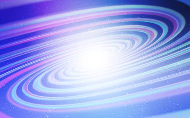 Açık Pembe, Astronomik yıldızlarla mavi vektör arka plan.