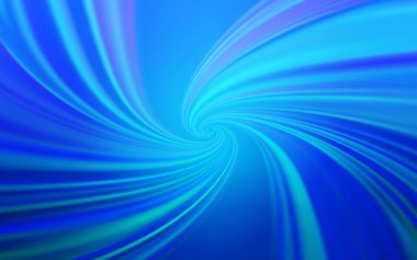 Bükülmüş çizgilerle hafif Mavili vektör arkaplanı.