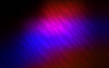 Koyu Mavi, Keskin çizgilerle kırmızı vektör deseni.