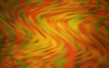 Galaksi yıldızları ile açık turuncu vektör arka plan.