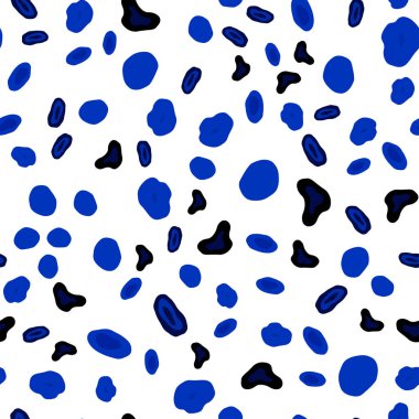 Noktalar ile Koyu Mavi vektör dikişsiz kapak.