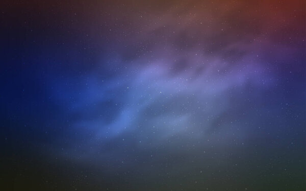 Светло-голубая, красная векторная текстура со звездами молочного пути
.