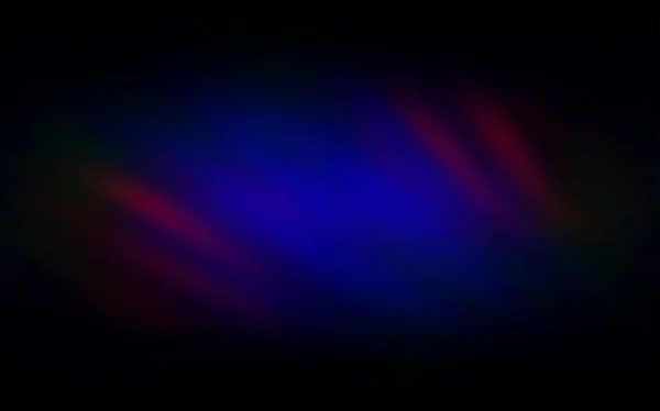 Темно-синій, червоний векторний фон зі стрічками . — стоковий вектор