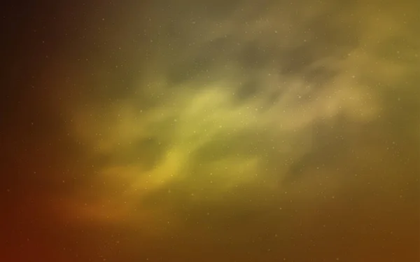 宇宙星を持つライトオレンジベクトルレイアウト. — ストックベクタ