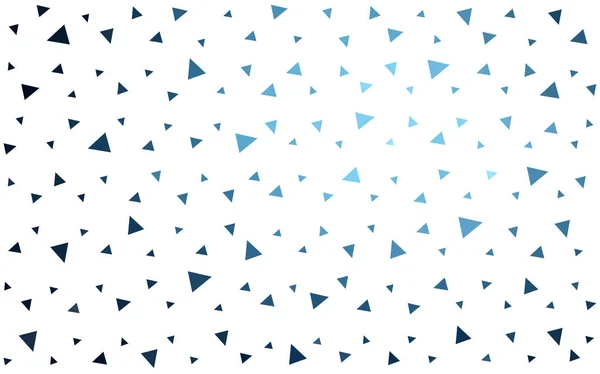 Plantilla de triángulos de gradiente vectorial azul oscuro . — Vector de stock