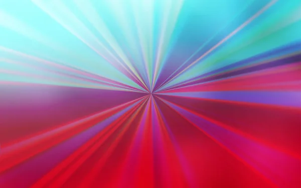 Lichtblauw, rode vector glanzend abstract decor. — Stockvector