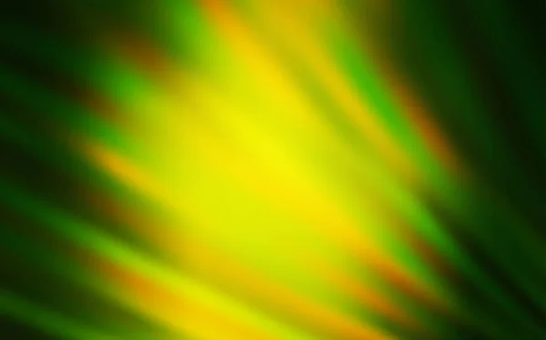 Ljusgrön, Gul vektor bakgrund med raka linjer. — Stock vektor