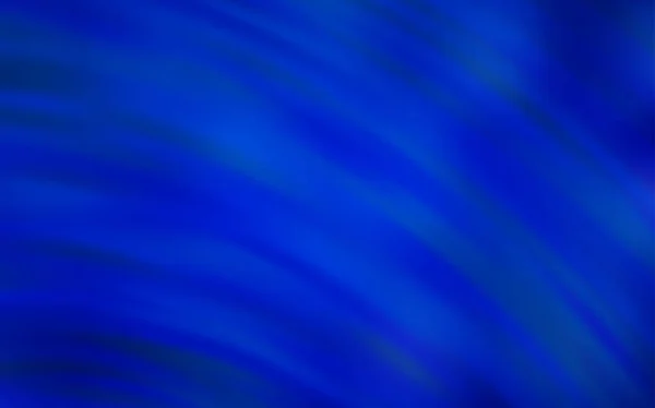 Donker blauw vector patroon met lijnen. — Stockvector