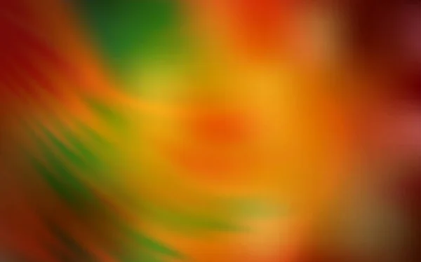 Dark Orange vector blurred background. — Stock Vector