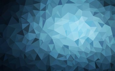 Lacivert vektör soyut poligonal desen.