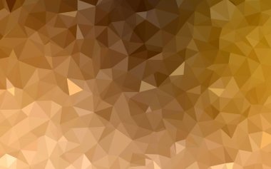 Açık Turuncu vektör çokgen deseni.