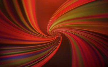 Bükülmüş çizgileri olan açık kırmızı vektör şablonu.