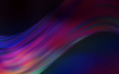 Samanyolu yıldızları ile koyu çok renkli vektör dokusu.