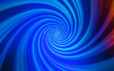 Açık mavi, kozmik yıldızlar ile kırmızı vektör düzeni.