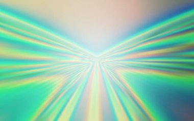 Bükülmüş çizgiler ile açık yeşil vektör deseni.