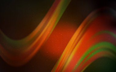 Koyu Yeşil, Samanyolu yıldızsarı vektör doku.