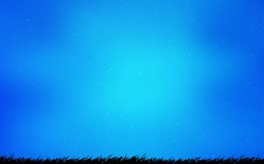 Gece gökyüzü desenle ışık mavi vektör yıldız.