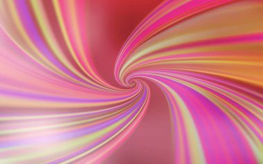 Bükülmüş çizgilerle Açık Pembe vektör dokusu.