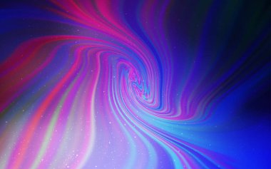 Açık Pembe, Kozmik yıldızlarla mavi vektör düzeni.