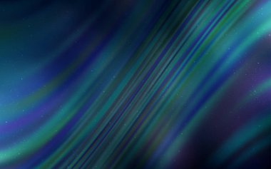 Koyu mavi vektör düzen kozmik yıldız ile.