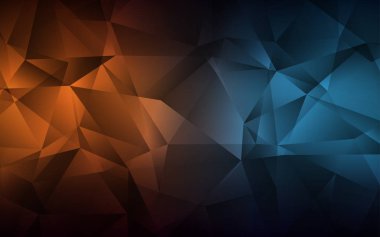 Lacivert, Sarı vektör soyut mozaik arka plan.