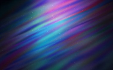 Koyu pembe, mavi düzen kozmik yıldız ile vektör.