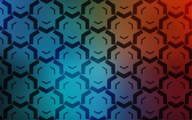 Açık Mavi, kırmızı çizgili vektör arkaplanı.