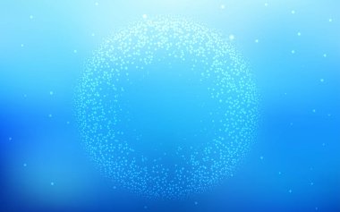 Hafif mavi vektör şablon alan yıldız.