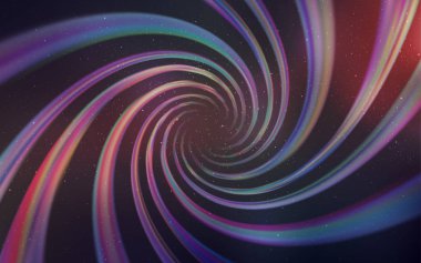 Koyu pembe, alanı şablonuyla mavi vektör yıldız.