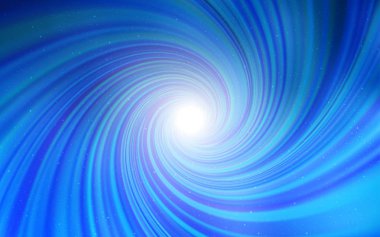 Kozmik Yıldızlar ile açık mavi vektör düzeni.