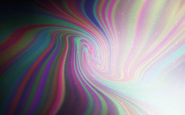 Kozmik Yıldızlar ile açık mor vektör düzeni.