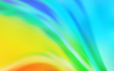 Açık mavi, sarı vektör ve bulanık renkli desen.