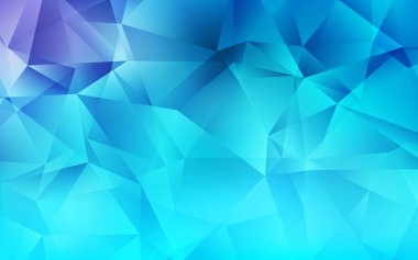 Açık Pembe, mavi vektör üçgen arkaplan.