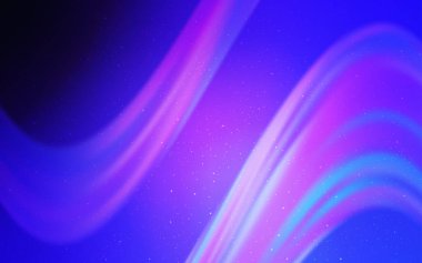 Açık Pembe, Astronomik yıldızlarla mavi vektör arka plan.