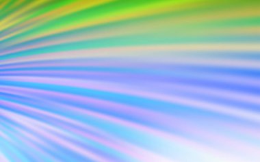 Açık Mavi, eğri çizgileri olan yeşil vektör arkaplanı.