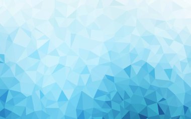 Açık mavi vektör degrade üçgenler şablonu.