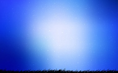 Gece gökyüzü desenle ışık mavi vektör yıldız.