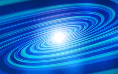 Kozmik Yıldızlar ile açık mavi vektör düzeni.