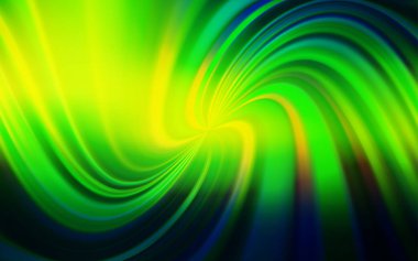 Koyu Yeşil, Sarı vektör bulanık ve renkli desen.