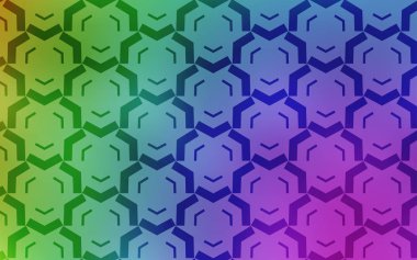 Eğri çizgileri olan hafif Çokrenkli vektör arkaplanı.