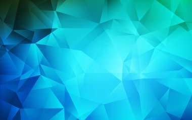 Koyu mavi vektör soyut mozaik arkaplan.