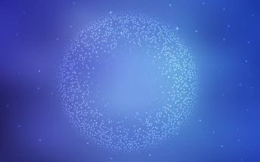 Astronomik yıldızlar ile açık mavi vektör arka plan.