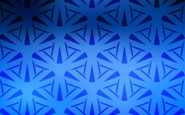 Üçgenli hafif Mavili vektör arkaplanı.