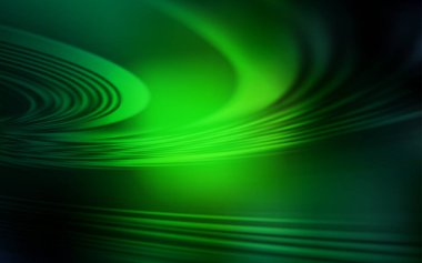 Bükülmüş çizgileri olan koyu yeşil vektör şablonu.