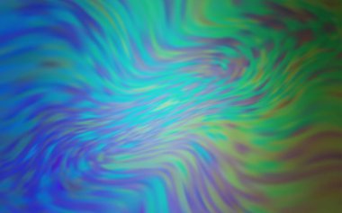 Açık Mavi ve Yeşil vektör soyut parlaklığı bulanıklaştırdı.